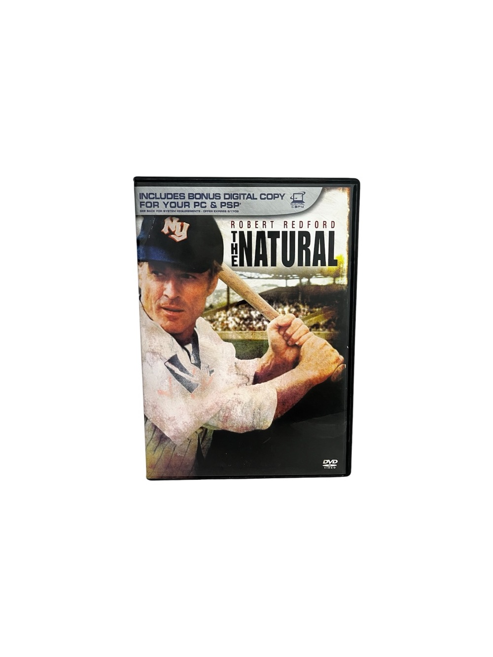 The Natural (DVD + Digital Copy, 1984) W/ Insert Robert Redford